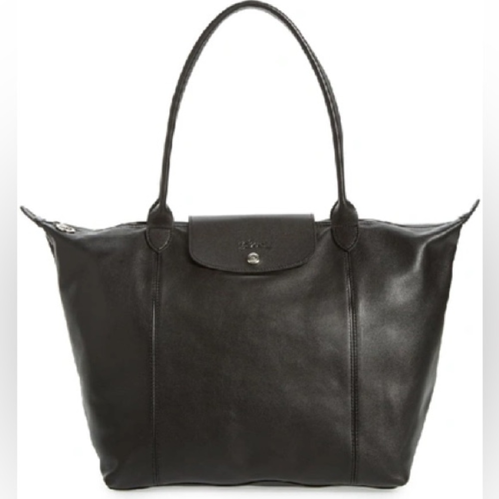 Longchamp Le Pliage Cuir leather tote (Nordstrom Exclusive)